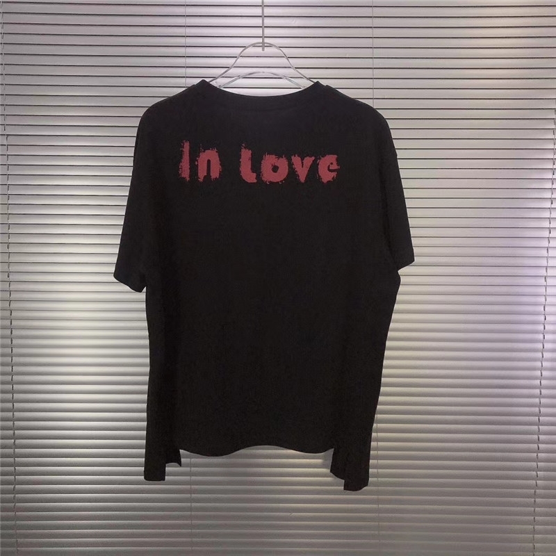 Oversized DB In Love T Shirt Men Women Destroy T-shirts 210420