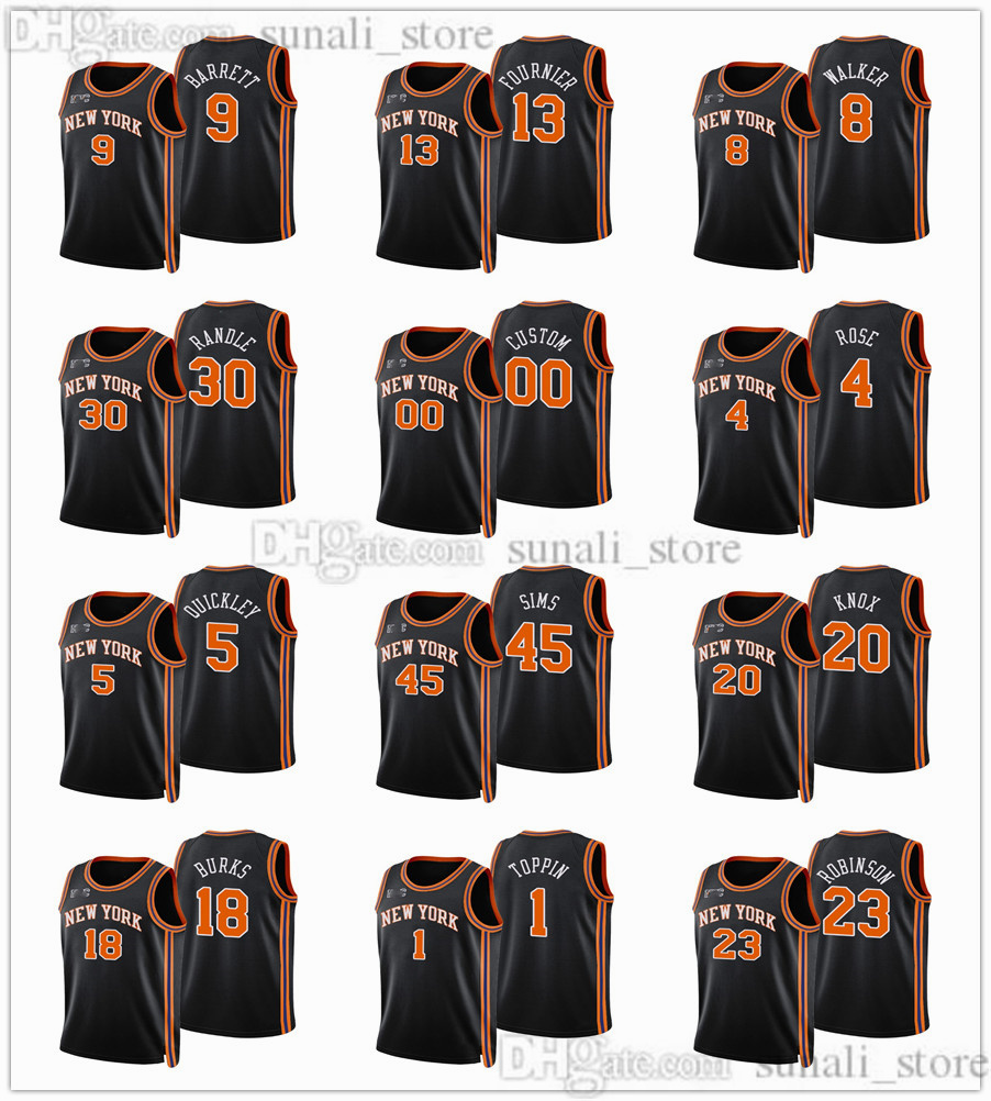 2021-22 City 75th Black Basketball Jerseys Julius 30 Randle Evan 13 Fournier Derrick 4 Rose Kemba 8 Walker RJ 9 Barrett Taj 67 Gibson Obi 1 Toppin Alec 18 Burks Edition
2021-22 City 75th Black Basketball Jerseys Julius 30 Randle Evan 13 Fournier Derrick 4 Rose Kemba 8 Walker RJ 9 Barrett Taj 67 Gibson Obi 1 Toppin Alec 18 Burks Edition