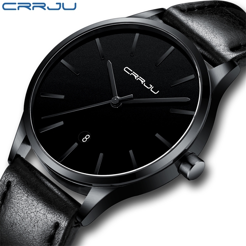Mens Watches CRRJU Full Steel Casual Waterproof Watch for Man Leather Quartz Watch Men's Dress Calendar Watch Relogio Masculino 210517, Silver black box
Mens Watches CRRJU Full Steel Casual Waterproof Watch for Man Leather Quartz Watch Men's Dress Calendar Watch Relogio Masculino 210517, Silver black box