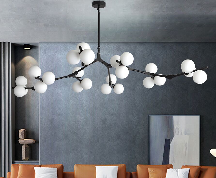 Post Modern LED Chandelier fission Branches Style Glass Balls Ceiling Lamp Living Room Dining Bedroom Lighting Fixtures
Post Modern LED Chandelier fission Branches Style Glass Balls Ceiling Lamp Living Room Dining Bedroom Lighting Fixtures