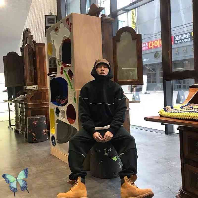 Cavempt White Line Black Samurai Hoodies Men Women High Quality Cotton Sweatshirts CAV EMPT Classic Washed Hooded 210420