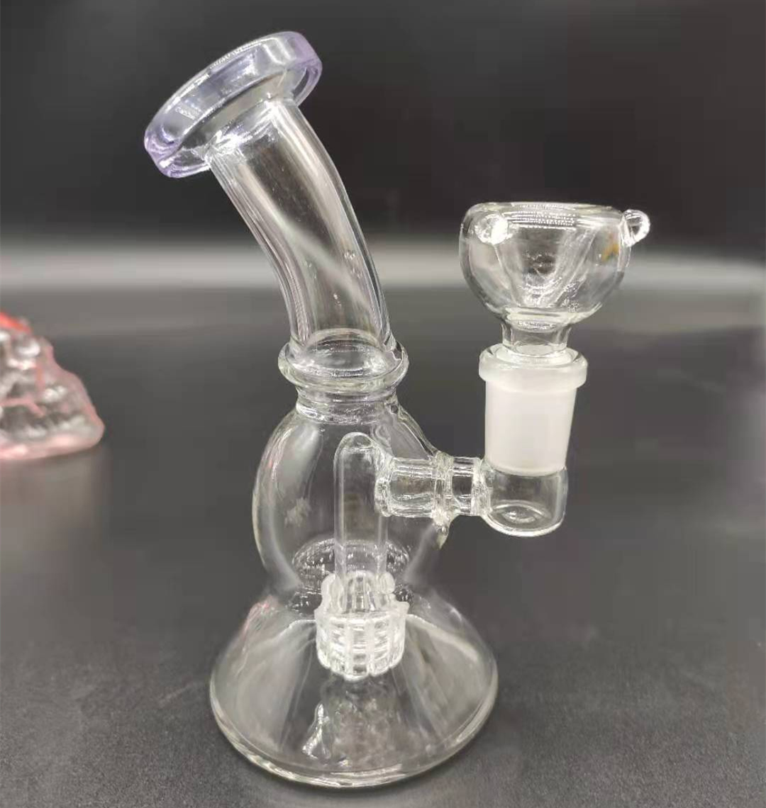 6 Inches Mini Purple Tip Clear Glass Bongs With Downstem 14MM Bowl Water Pipes Bong Oil Rig Dab Hookah
6 Inches Mini Purple Tip Clear Glass Bongs With Downstem 14MM Bowl Water Pipes Bong Oil Rig Dab Hookah