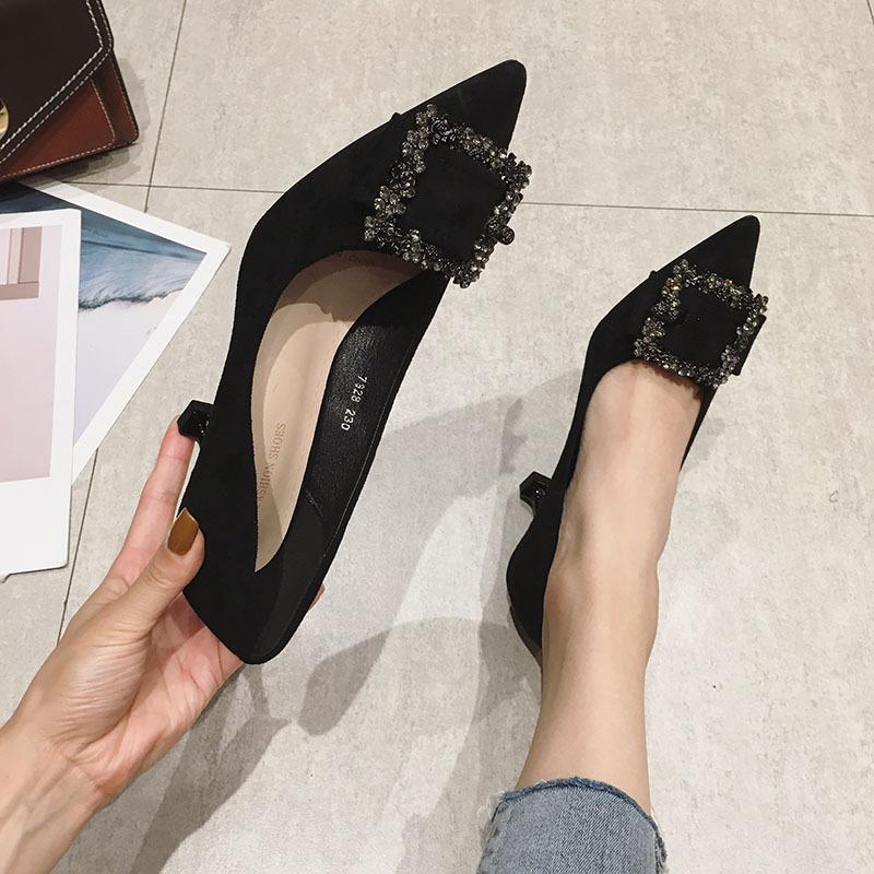 Dress Shoes 2021 Spring And Autumn Fashion Rhinestone Casual Pointed Shallow Mouth Single Large Size Women's, Black 7.5cm
Dress Shoes 2021 Spring And Autumn Fashion Rhinestone Casual Pointed Shallow Mouth Single Large Size Women's, Black 7.5cm