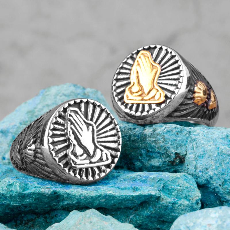 Let Us Pray Mass Payer Religion Stainless Steel Mens Rings Hip Hop For Male Boyfriend Biker Jewelry Creativity Gift Wholesale Cluster
Let Us Pray Mass Payer Religion Stainless Steel Mens Rings Hip Hop For Male Boyfriend Biker Jewelry Creativity Gift Wholesale Cluster