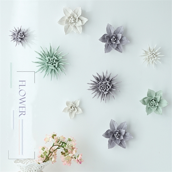 Modern Ceramic Lily Flower Wall Hanging Crafts Home Livingroom TV Background Wall Mural Decoration Hotel Store Wall Ornamnets Y0805 
Modern Ceramic Lily Flower Wall Hanging Crafts Home Livingroom TV Background Wall Mural Decoration Hotel Store Wall Ornamnets Y0805