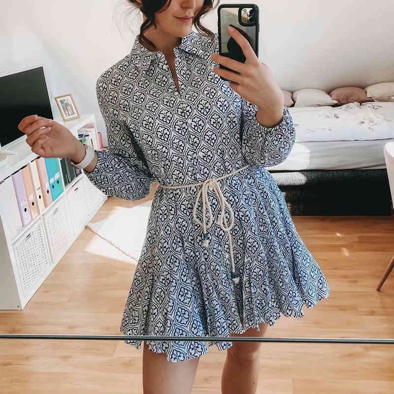 Vintage Women Ruffles Midi Dress Summer Fashion Ladies High Waist Boho es Streetwear Chic Female Sweet 210430
