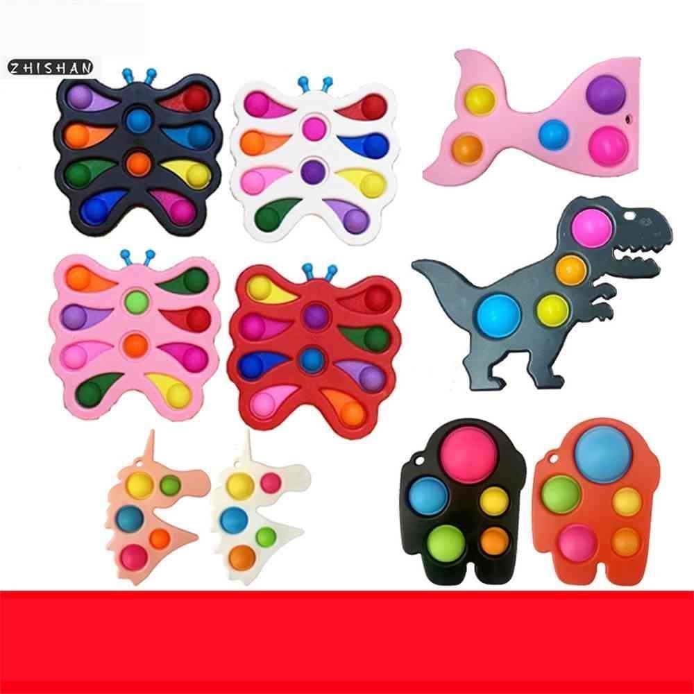 Tiktok Finger Pressing Push Bubble Fidget Decompression Toy Sensory Werewolf Kill Butterfly Dinosaur Unicorn Mermaid Keychain H42DZV7
Tiktok Finger Pressing Push Bubble Fidget Decompression Toy Sensory Werewolf Kill Butterfly Dinosaur Unicorn Mermaid Keychain H42DZV7