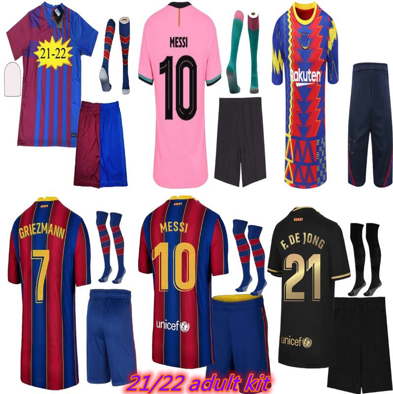 Adult kit FC Barcelona 20 21 22 Soccer Jerseys home away Short Socks Full Set Kits Braithwaite ANSU FATI 2021 2022 GRIEZMANN Messi Football Shirts
Adult kit FC Barcelona 20 21 22 Soccer Jerseys home away Short Socks Full Set Kits Braithwaite ANSU FATI 2021 2022 GRIEZMANN Messi Football Shirts