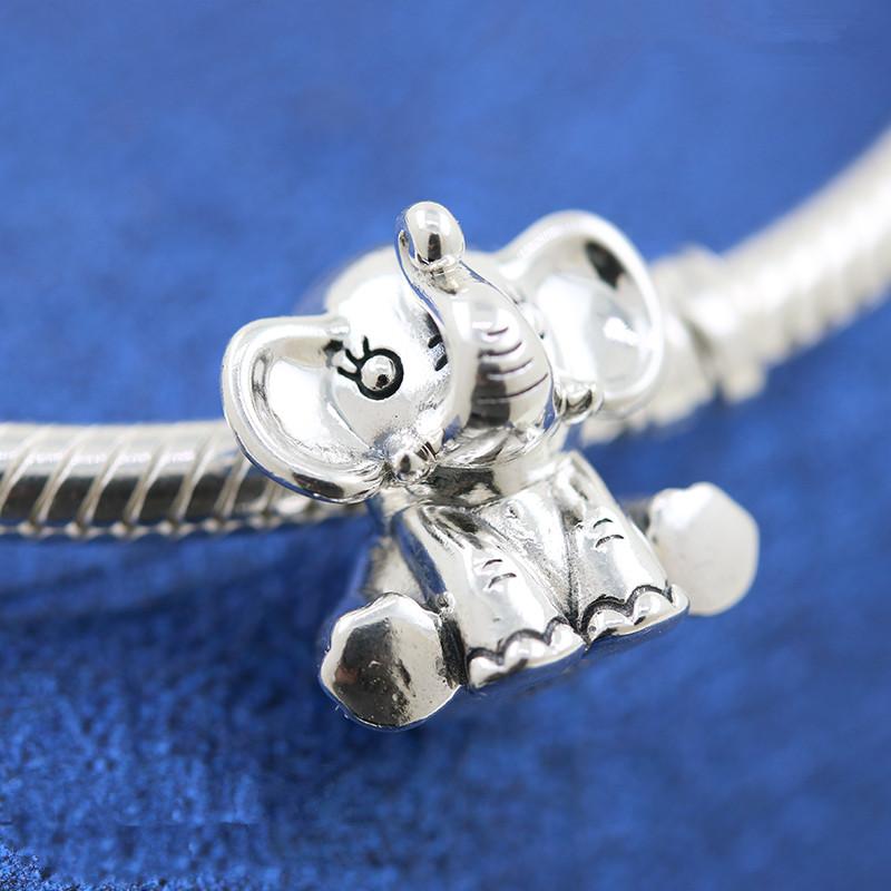 925 Sterling Silver Lovely Ellie the Elephant Animal Charm Bead For European Jewelry Charm Bracelets
925 Sterling Silver Lovely Ellie the Elephant Animal Charm Bead For European Jewelry Charm Bracelets