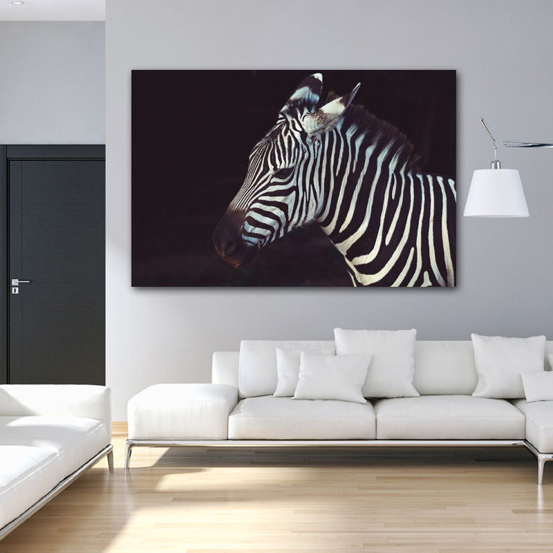 Zebra Pictures Animal Posters And Prints Canvas Painting Wall Art For Living Room Modern Home Decoration NO FRAME