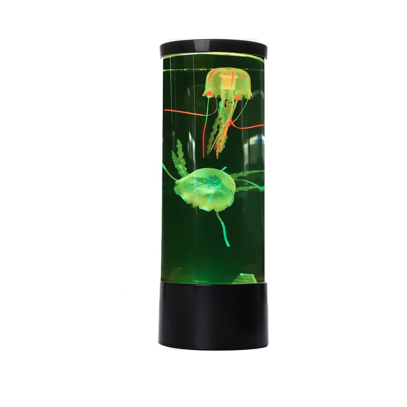 LED Jellyfish Lamp Bedside Night Light Color Changing Jellyfish Tank Aquarium Led Lamp Relaxing Mood Lights Lava Lamp Kids Gifts