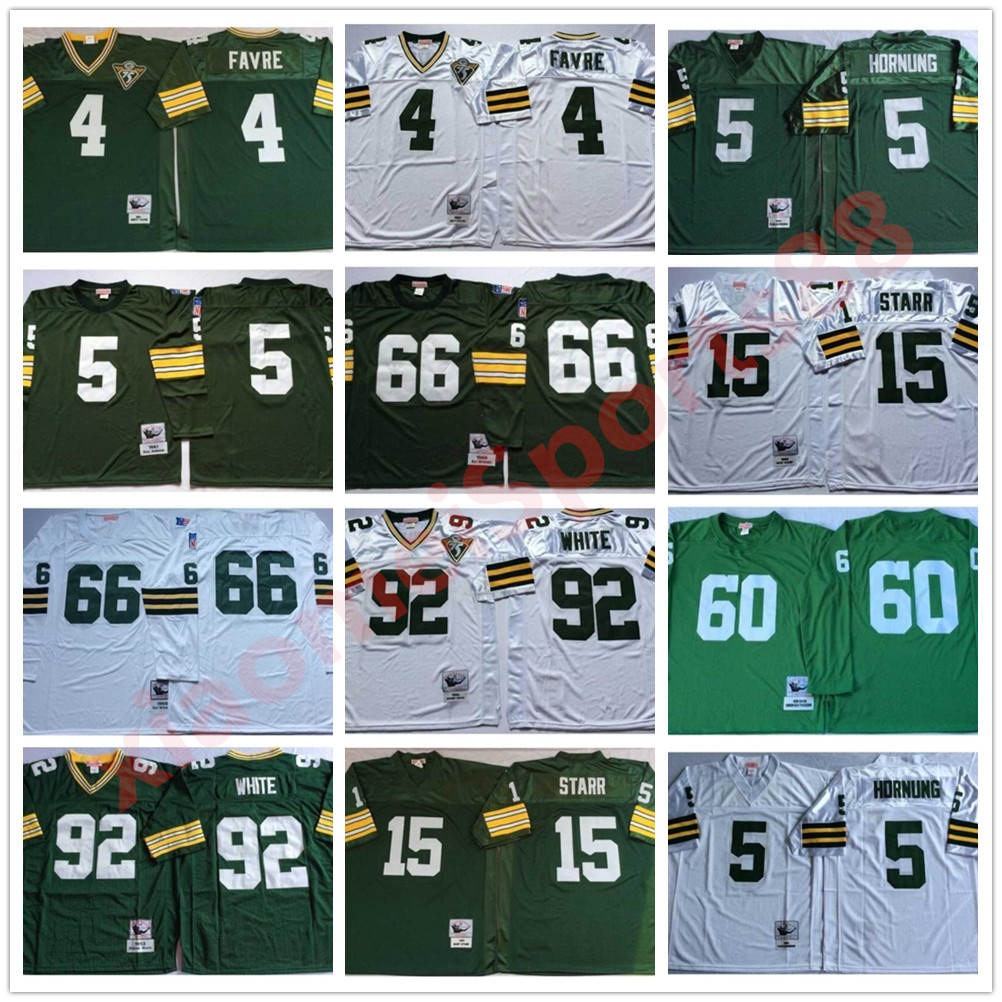 NCAA 1969 Vintage Top #4 Brett Favre Jersey 15 Bart Starr 66 Ray Nitschke 92 Reggie White Stitched Mens Football Jerseys Shirts, As shown in illustration
NCAA 1969 Vintage Top #4 Brett Favre Jersey 15 Bart Starr 66 Ray Nitschke 92 Reggie White Stitched Mens Football Jerseys Shirts, As shown in illustration