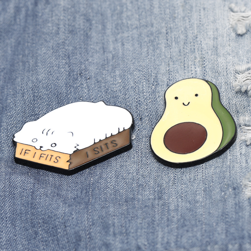 Cartoon Animal White Cat Metal Brooch Pins ECO Enamel Funny Avocado Cute Brooches for Girls Gift Jewelry Badges Bag Clothes Hat Accessories, Gray
Cartoon Animal White Cat Metal Brooch Pins ECO Enamel Funny Avocado Cute Brooches for Girls Gift Jewelry Badges Bag Clothes Hat Accessories, Gray