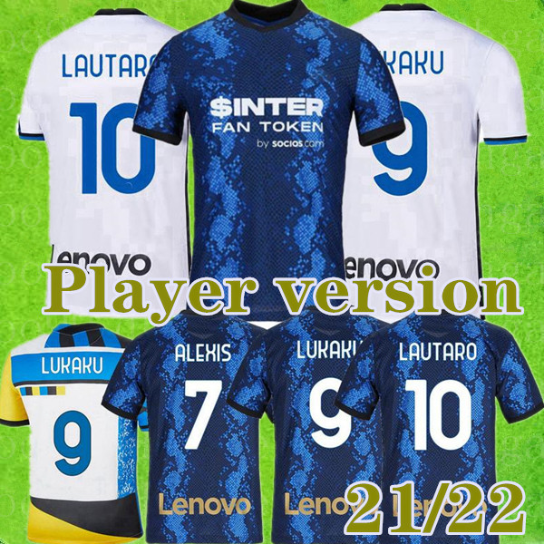 Player version 2021 2022 INTER soccer jersey 21 22 MILAN ERIKSEN LUKAKU LAUTARO ALEXIS PERISIC SKRINIAR GODÍN football shirts uniforms
Player version 2021 2022 INTER soccer jersey 21 22 MILAN ERIKSEN LUKAKU LAUTARO ALEXIS PERISIC SKRINIAR GODÍN football shirts uniforms