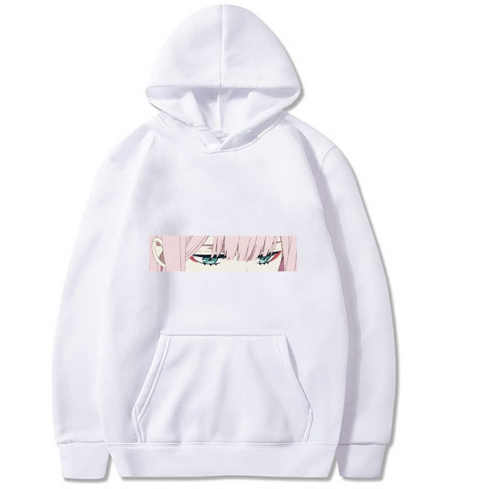 Zero Two Hoodies Pullovers Tops Unisex Clothes Y0803 Y0804