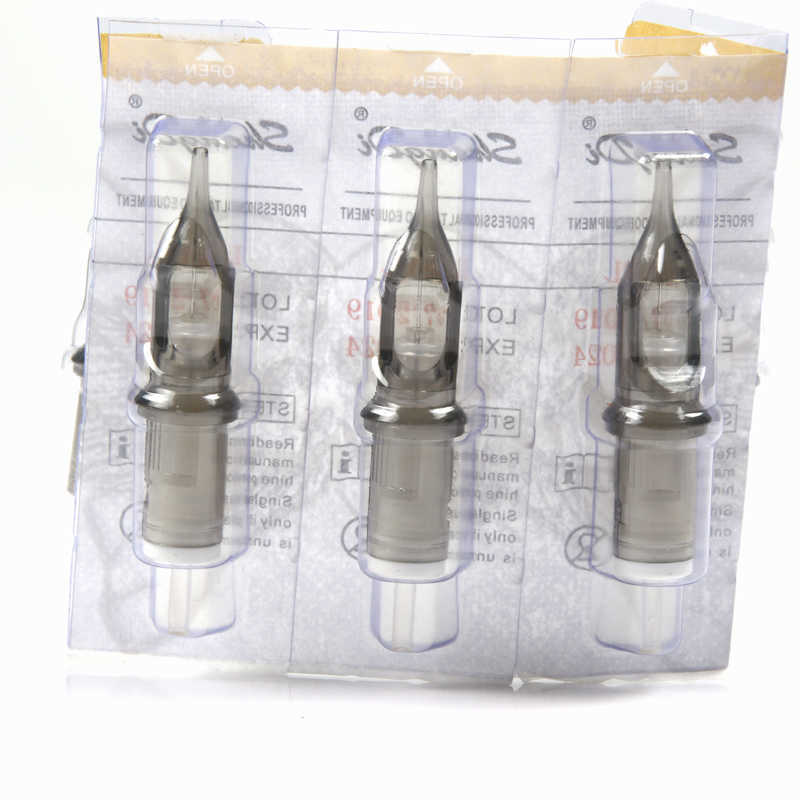 20PCs Disposable tattoo cartridge needle Tattoo body Makeup 1RL/5RL/7RL/9RL needles for Machine 210608