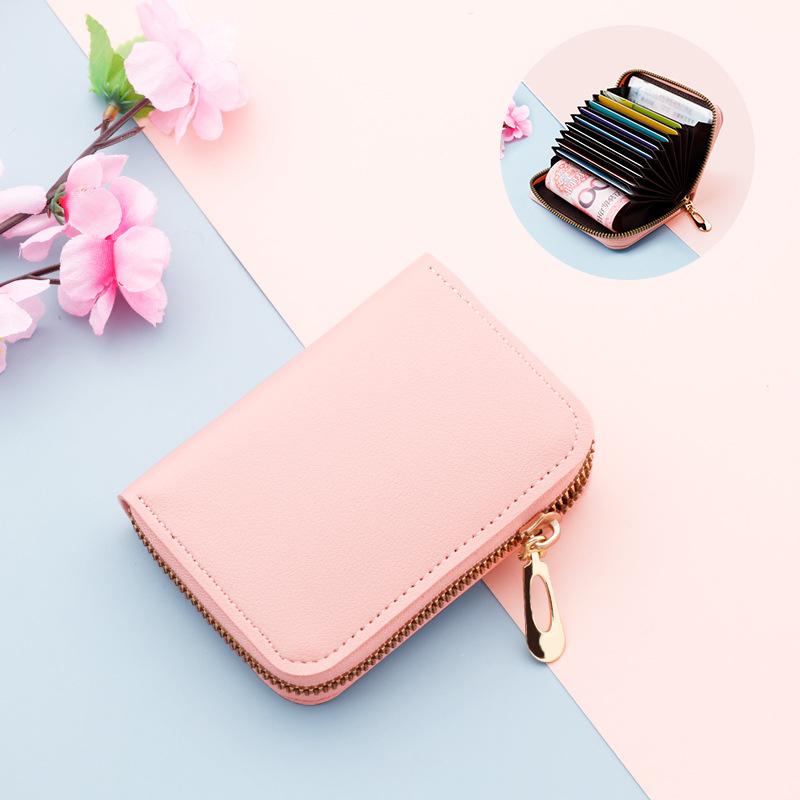 Card Holders 11/22 Bits Women's Organ Zipper Holder Credit Bank Case Pink Black Business Coin Purse Unisex PU Leather Organizer Wallet, Pink 22
Card Holders 11/22 Bits Women's Organ Zipper Holder Credit Bank Case Pink Black Business Coin Purse Unisex PU Leather Organizer Wallet, Pink 22