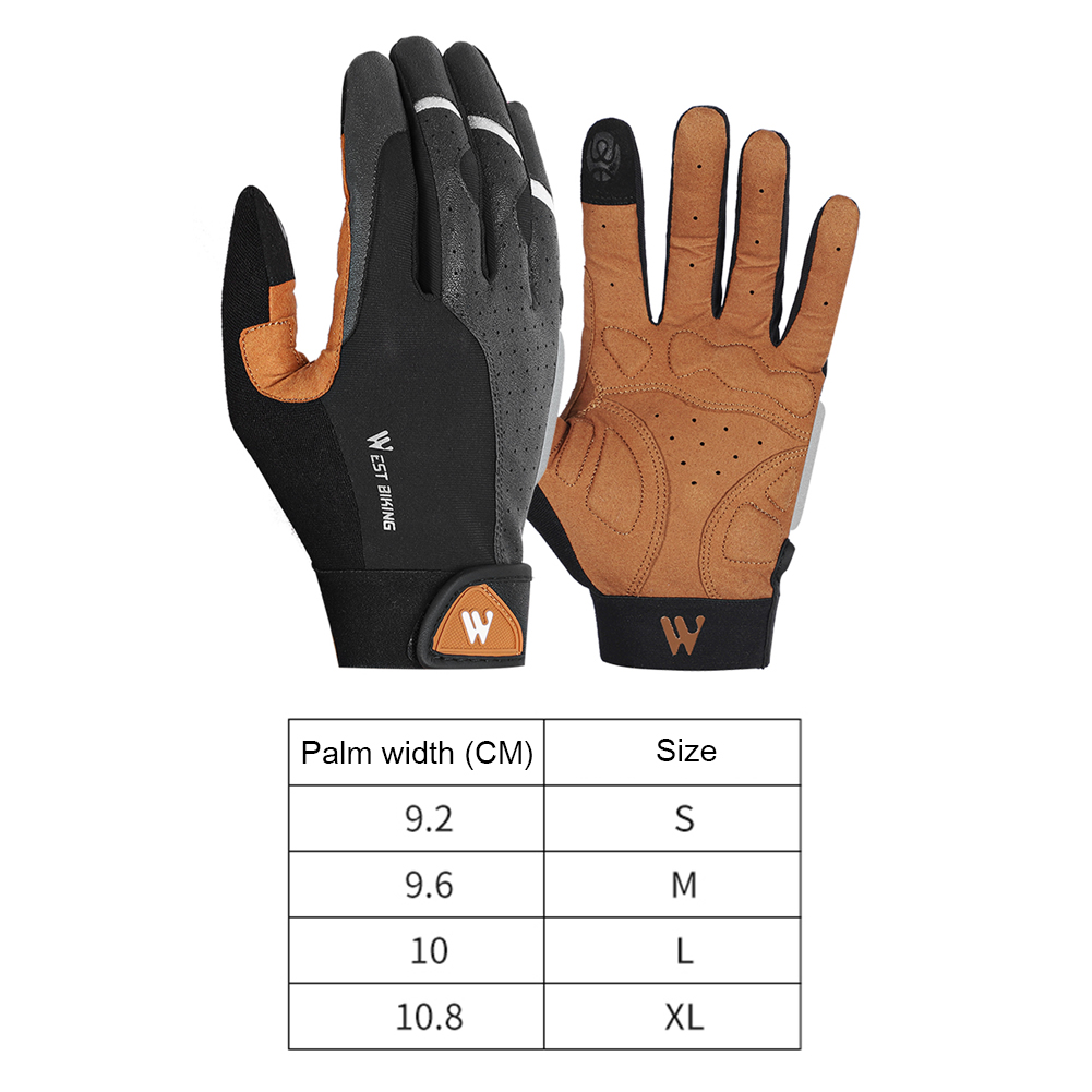 WEST BIKING Full Finger Cycling Gloves Touch Screen Anti Slip Anti-shock Bike Bicycle Dustproof Motorcycle Sports Gloves Hotg
WEST BIKING Full Finger Cycling Gloves Touch Screen Anti Slip Anti-shock Bike Bicycle Dustproof Motorcycle Sports Gloves Hotg