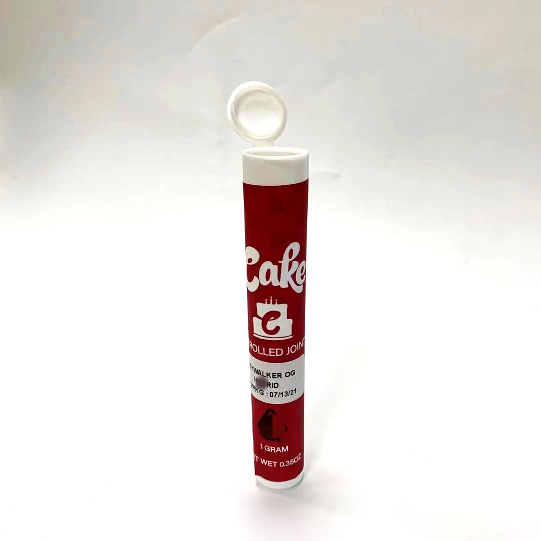 Newest Cake Preroll Joints 4.62*0.77in plastic tubes with stickers dry herb empty Storage Tube
Newest Cake Preroll Joints 4.62*0.77in plastic tubes with stickers dry herb empty Storage Tube