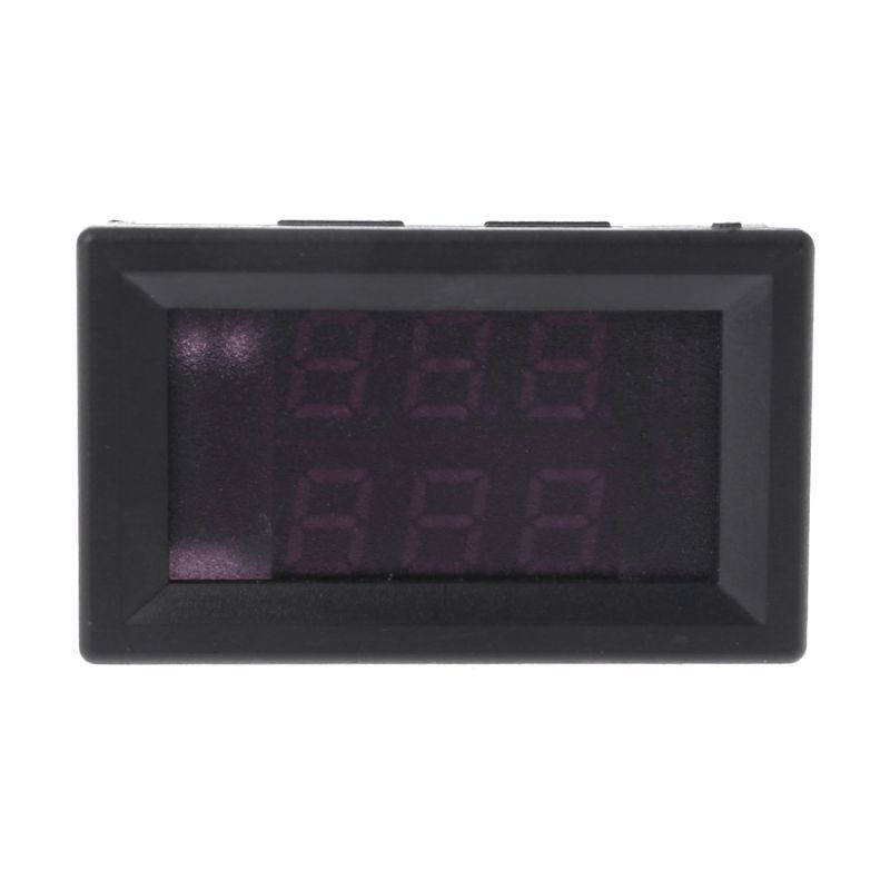 Dc 5V-80V Dual display Thermometer W 2 Ntc Waterproof temperature sensor 12V 24V 72V Motorcycle