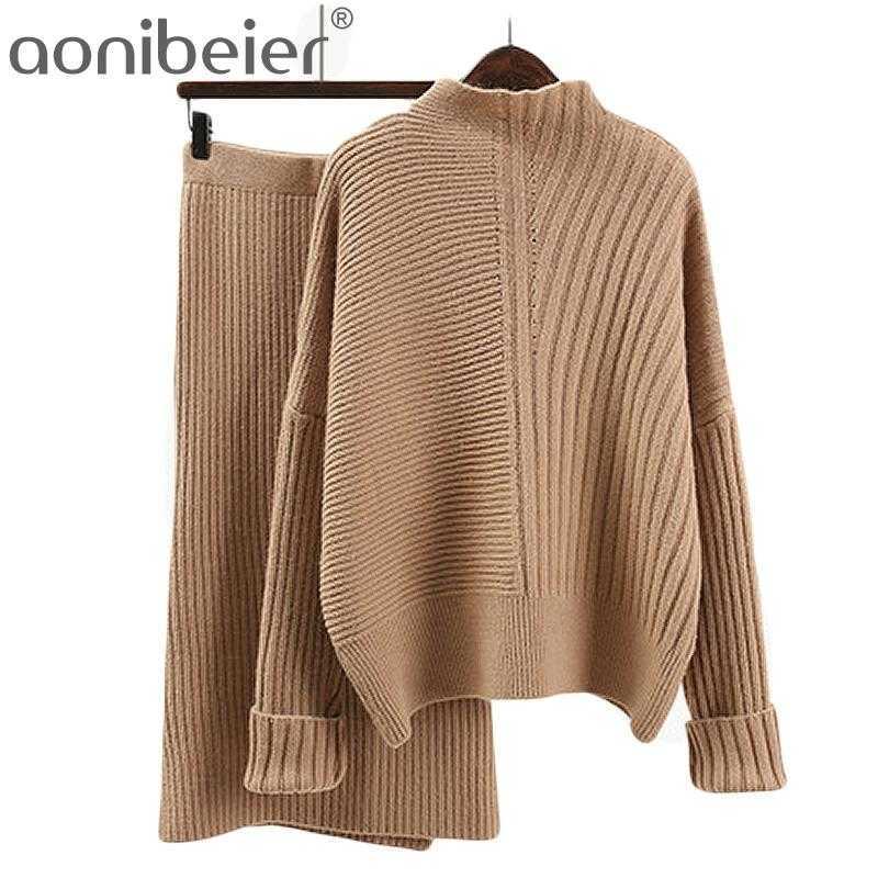 Autumn Winter Women Set High Waist Knitted Mid-long Skirt And Pullover Thicken Warm Sweater 2 Piece Famale 210604, Beige
Autumn Winter Women Set High Waist Knitted Mid-long Skirt And Pullover Thicken Warm Sweater 2 Piece Famale 210604, Beige