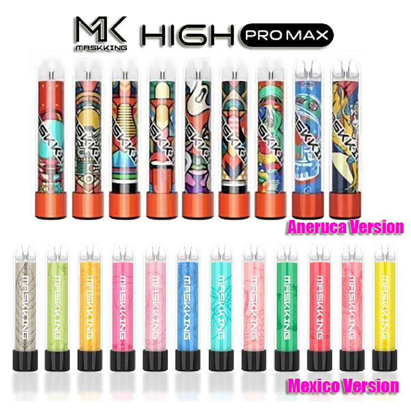 MASKKING HIGH PRO MAX Disposable Vape Pen E Cigarette Device With Lights 850mAh Battery 4.5ml Pod Prefilled Cartridge 1500 Puffs MK Kit VS Flume
MASKKING HIGH PRO MAX Disposable Vape Pen E Cigarette Device With Lights 850mAh Battery 4.5ml Pod Prefilled Cartridge 1500 Puffs MK Kit VS Flume