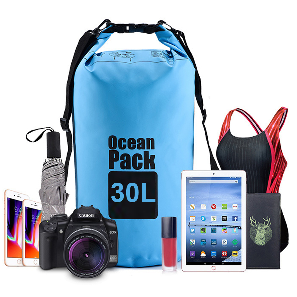 Waterproof Dry Backpack Water Floating Bag Roll Top Sack for Kayaking Rafting Boating River Swimming Trekking Kayak