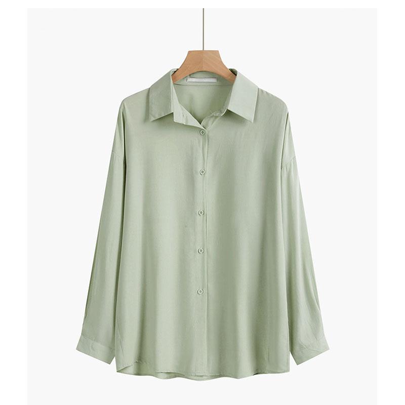 Women' Blouses & Shirts Long Sleeve Top Loose Chiffon Shirt Spring And Autumn All-Match Soft Blouse 2021 Fashion, Beige
Women' Blouses & Shirts Long Sleeve Top Loose Chiffon Shirt Spring And Autumn All-Match Soft Blouse 2021 Fashion, Beige