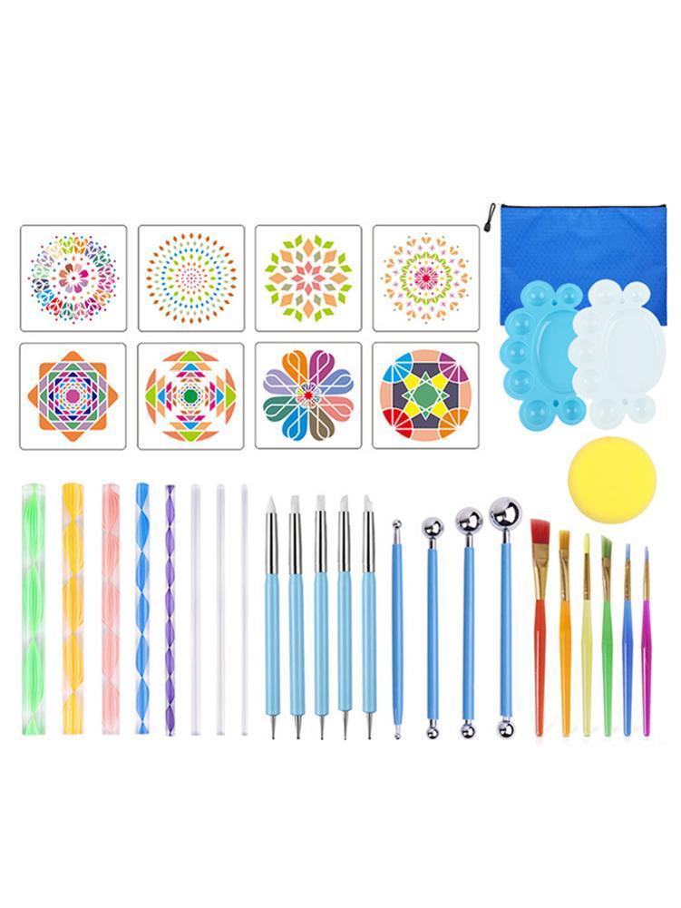 Gift Sets 16/18/34/35 Pcs /set Mandala Dotting Tools Set Creative DIY Crafts Drawing For Painting Rock Stylus Pens Art Kit
Gift Sets 16/18/34/35 Pcs /set Mandala Dotting Tools Set Creative DIY Crafts Drawing For Painting Rock Stylus Pens Art Kit