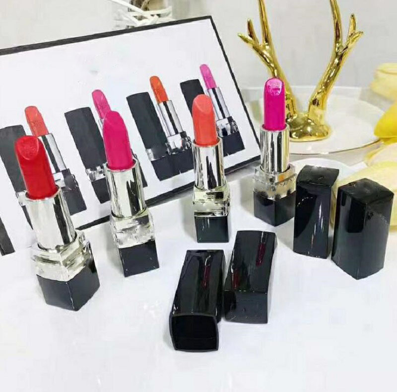 Lips Makeup Matte Lipstick 4color lip sticks make up cosmetic 4pcs set, Mixed color with logo
Lips Makeup Matte Lipstick 4color lip sticks make up cosmetic 4pcs set, Mixed color with logo