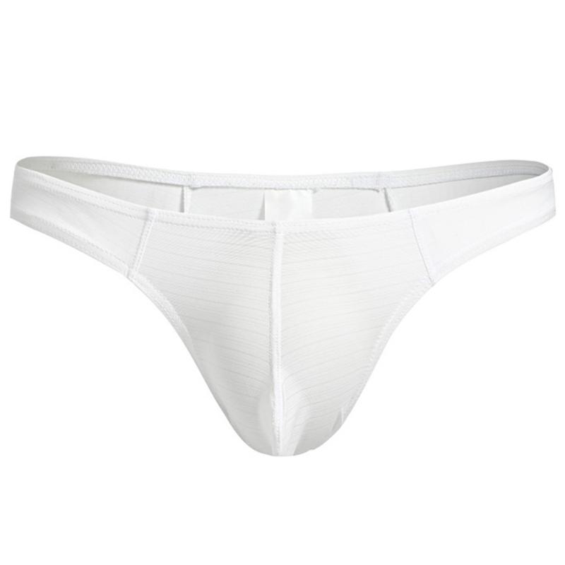 Underpants Fashion Sexy Men Ice Silk Comfortable Breathable T-Pants Thong Panties Underwear, Black;white
Underpants Fashion Sexy Men Ice Silk Comfortable Breathable T-Pants Thong Panties Underwear, Black;white
