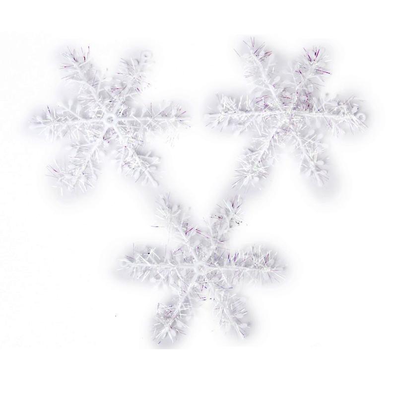 Christmas Decorations 30pcs 11cm Snowflakes Hanging Ornament Decoration Drop Pendants (White)
Christmas Decorations 30pcs 11cm Snowflakes Hanging Ornament Decoration Drop Pendants (White)