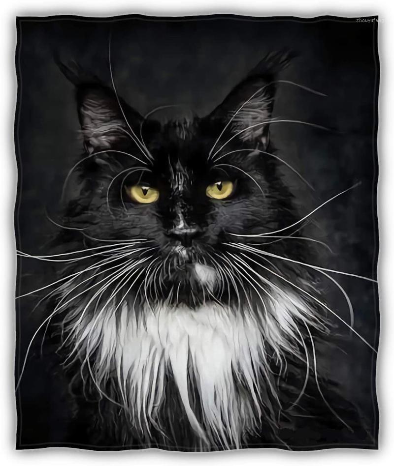 Blankets Thick Cat Print Blanket,Super Soft Full Size 50" X 60",Luxury Plush Fleece Blanket For Sofa Bed Office Gifts
Blankets Thick Cat Print Blanket,Super Soft Full Size 50" X 60",Luxury Plush Fleece Blanket For Sofa Bed Office Gifts