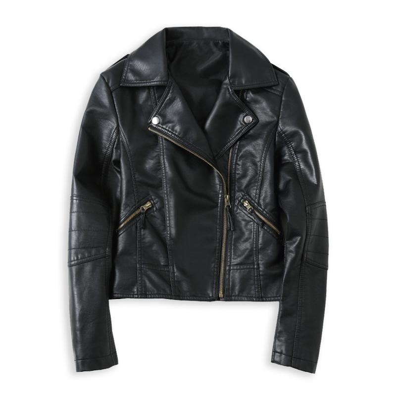 Women's Leather & Faux 2021 Women Autunm Winter Jackets Lady Bomber Motorcycle Cool Outerwear Slim Lapel PU Coat, Black
Women's Leather & Faux 2021 Women Autunm Winter Jackets Lady Bomber Motorcycle Cool Outerwear Slim Lapel PU Coat, Black