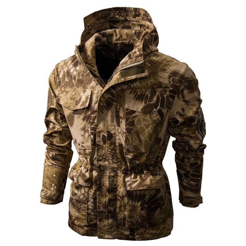 Men's Trench Coats 2021 Winter European Waterproof Camouflage Outdoor Stormsuit Tactical Hooded Jacket, Tan;black
Men's Trench Coats 2021 Winter European Waterproof Camouflage Outdoor Stormsuit Tactical Hooded Jacket, Tan;black