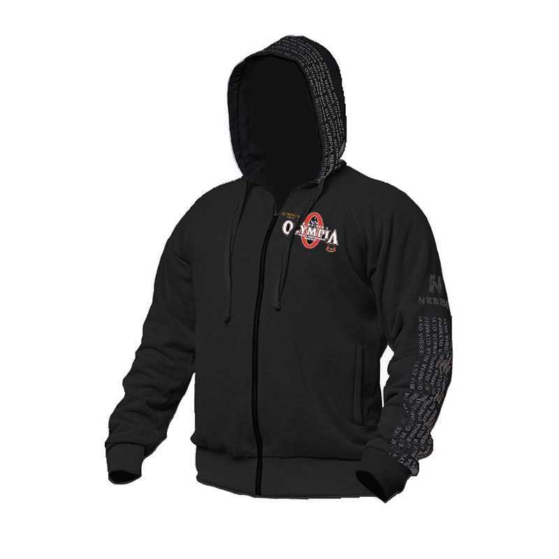 OLYMPIA Men Gyms Hoodies Fitness Bodybuilding Sweatshirt Pullover Sportswear Man Workout Jacket Hoodie Clothing 210813