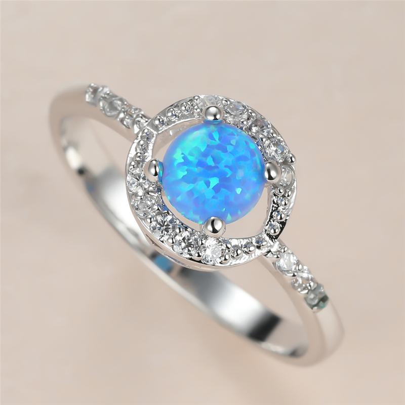Boho Female Blue Opal Stone Ring Charm Silver Color Thin Wedding Rings For Women Vintage Bride Crystal Round Engagement
Boho Female Blue Opal Stone Ring Charm Silver Color Thin Wedding Rings For Women Vintage Bride Crystal Round Engagement