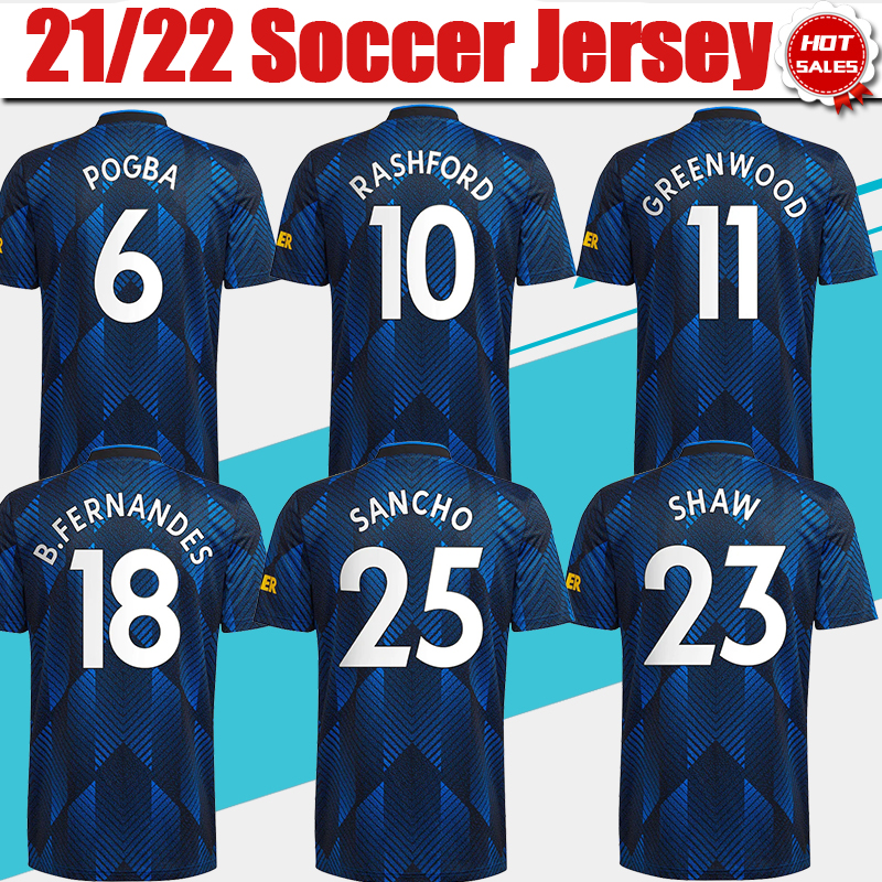 United #7 RONALDO #25 SANCHO Football Jerseys 21/22 #11 GREENWOOD #18 B.FERNANDES 3rd Blue Soccer Jersey 2021/2022 Men Adult #10 RASHFORD #6, Black;yellow
United #7 RONALDO #25 SANCHO Football Jerseys 21/22 #11 GREENWOOD #18 B.FERNANDES 3rd Blue Soccer Jersey 2021/2022 Men Adult #10 RASHFORD #6, Black;yellow