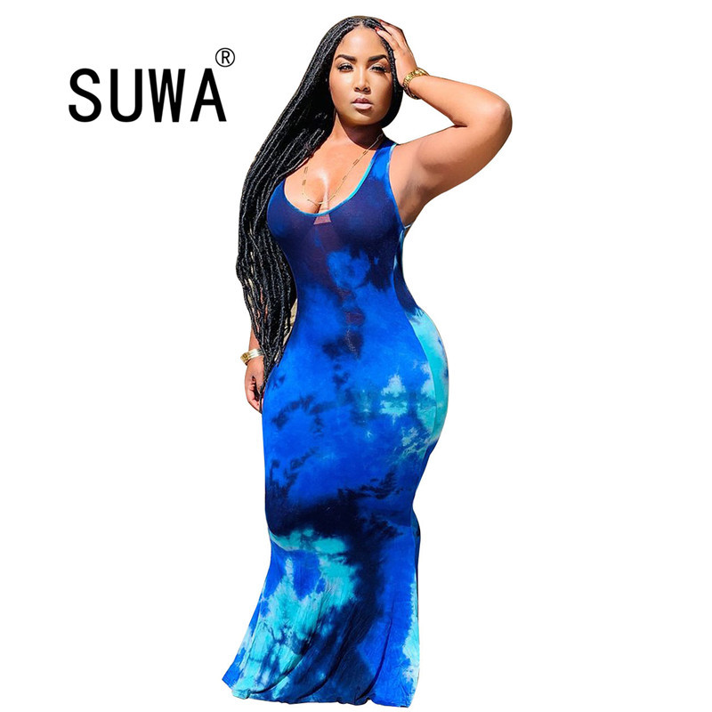 Big Size XL- Summer Autumn Sexy Spaghetti Strap Dress Women Tie Dye Printed Backless Maxi Long Night Club Robes Vestidos 210525, Sky blue
Big Size XL- Summer Autumn Sexy Spaghetti Strap Dress Women Tie Dye Printed Backless Maxi Long Night Club Robes Vestidos 210525, Sky blue