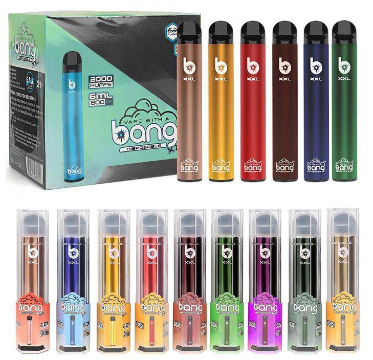 Bang XXL Disposable E-cigarettes Vape Pen Kit Plus XL Flow 2000puffs 6ml Capacity Battery Vaporizer
Bang XXL Disposable E-cigarettes Vape Pen Kit Plus XL Flow 2000puffs 6ml Capacity Battery Vaporizer