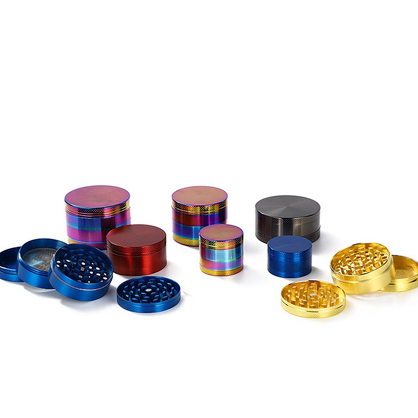 Smoking Accessories Tobacco Crushers 3/4 Layers 40mm/50mm/63mm 7 Colors Grinders Metal Zinc Alloy Herb Grinder by sea LLA764
Smoking Accessories Tobacco Crushers 3/4 Layers 40mm/50mm/63mm 7 Colors Grinders Metal Zinc Alloy Herb Grinder by sea LLA764