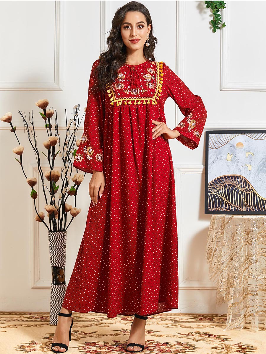 Red Muslim Fashion Abaya Turkey Hijab Dress Islam Turkish American Clothing Abayas For Women Kaftan Dubai Robe De Moda Musulmana
Red Muslim Fashion Abaya Turkey Hijab Dress Islam Turkish American Clothing Abayas For Women Kaftan Dubai Robe De Moda Musulmana