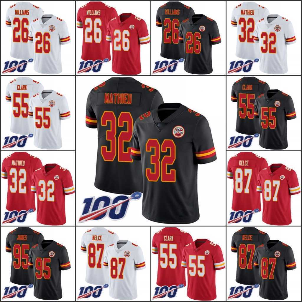 KansasCityChiefsMen #26 Damien Williams 32 Tyrann Mathieu 95 Jones 87 Travis Kelce Women Youth 100th Limited Jersey
KansasCityChiefsMen #26 Damien Williams 32 Tyrann Mathieu 95 Jones 87 Travis Kelce Women Youth 100th Limited Jersey