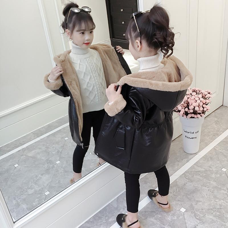 Down Coat 2021 Fashion Winter Girl Outerwear Warm Fur Clothing Kids Teenage Lapel Tops Lamb Wool Plus Velvet Thicken Leather Jacket, Blue;gray
Down Coat 2021 Fashion Winter Girl Outerwear Warm Fur Clothing Kids Teenage Lapel Tops Lamb Wool Plus Velvet Thicken Leather Jacket, Blue;gray