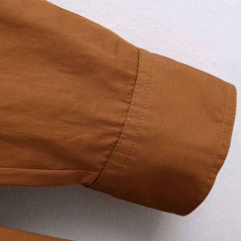 Lapel Long Sleeve Single-breasted Waist Hollow Long Chic Women's Jacket Korean Harajuku Fashion Female Coat 210507