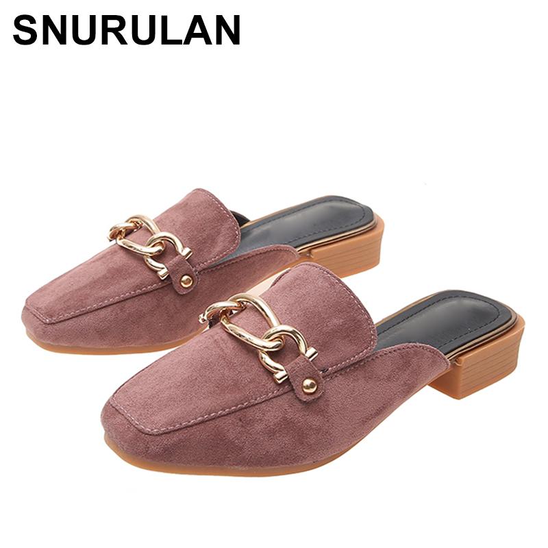 Slippers SNURULAN 2021 Summer Casual Women Square Toe Flip Flops Open Metal Flat Flock Mule Slippers; Fashionable Women's Shoes, Black
Slippers SNURULAN 2021 Summer Casual Women Square Toe Flip Flops Open Metal Flat Flock Mule Slippers; Fashionable Women's Shoes, Black
