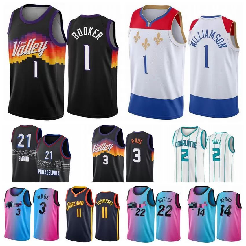 Basektball Jersey Mens 2 LaMelo Ball Stephen 30 Curry Klay 11 Thompson 33 Wiseman Wade Butler Herro Booker Paul City New Edition Stitched S-XXL, As photo
Basektball Jersey Mens 2 LaMelo Ball Stephen 30 Curry Klay 11 Thompson 33 Wiseman Wade Butler Herro Booker Paul City New Edition Stitched S-XXL, As photo
