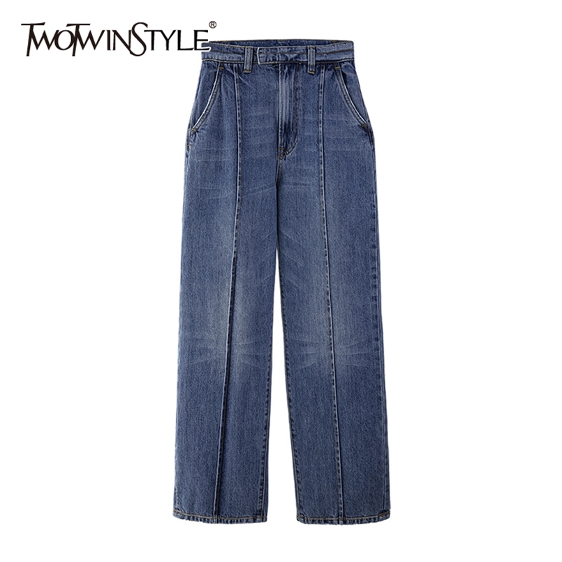 Vintage Blue Denim Trousers For Women High Waist Casual Loose Full Length Wide Leg Pants Female Spring Fashion 210521
Vintage Blue Denim Trousers For Women High Waist Casual Loose Full Length Wide Leg Pants Female Spring Fashion 210521