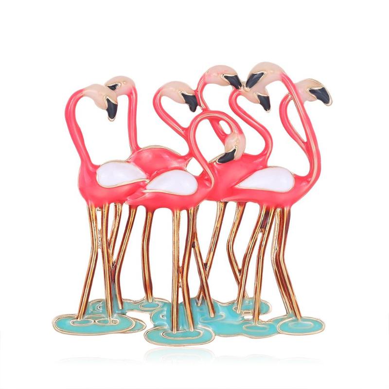 Pins, Brooches HOSENG Unisex Pink Flamingo Cartoon Brooch Dripping Elegant Costume Accessories
Pins, Brooches HOSENG Unisex Pink Flamingo Cartoon Brooch Dripping Elegant Costume Accessories