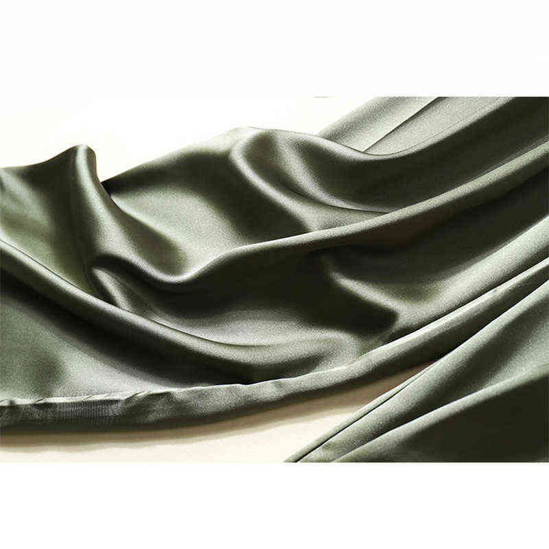 Unireal Summer Women Wide Leg Pants High Waist Casual Trousers Streetwear Black Silk Satin Elegant Long Palazzo 211115